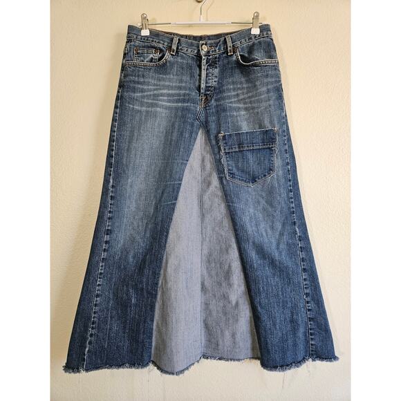 Lucky Brand Dresses & Skirts - Lucky Brand Vintage Denim Maxi Skirt, Size 10/30
